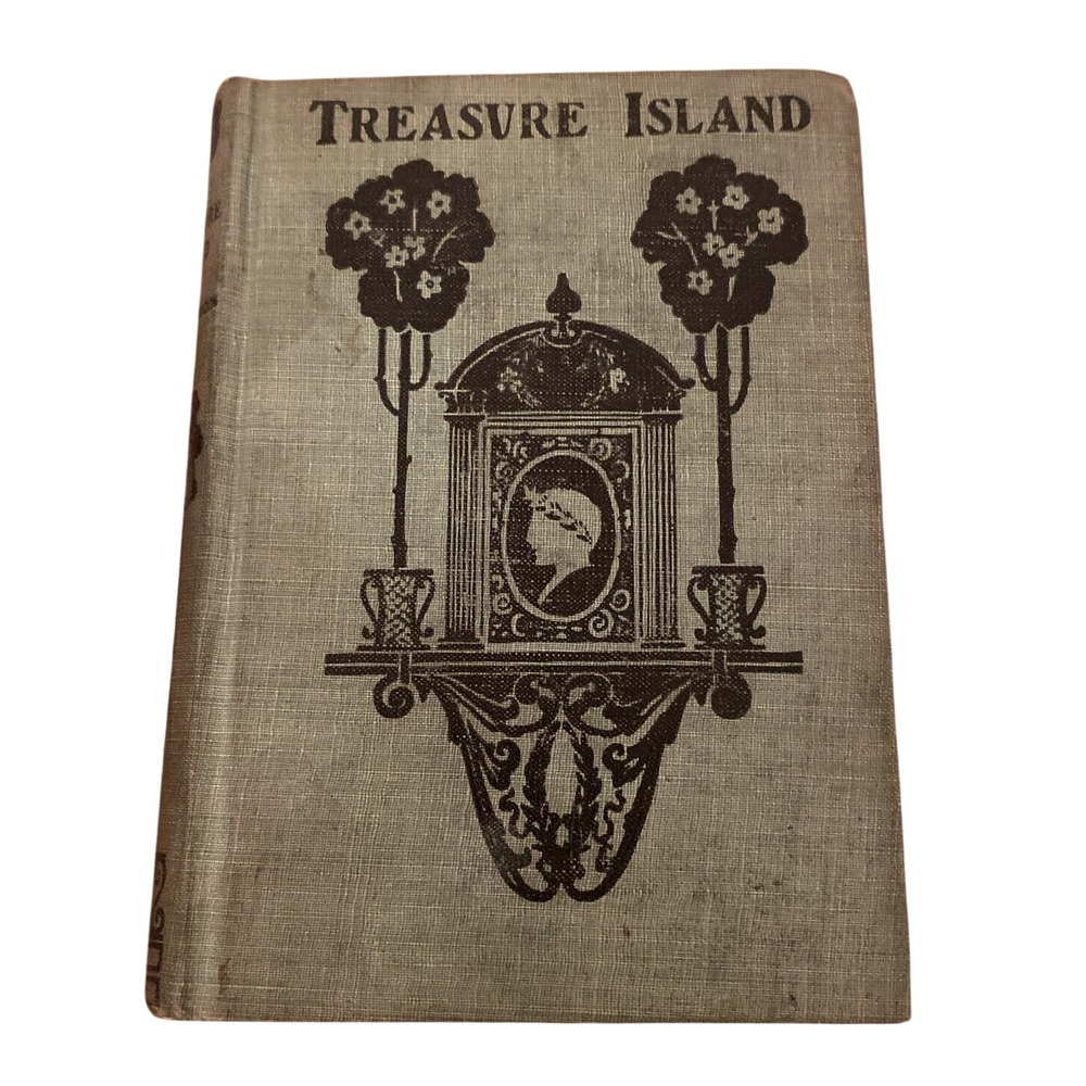 Antique Treasure‎ Island Robert Louis Stevenson HC The Mershon Company